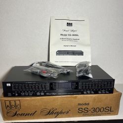 ADC Sound Shaper SS-300SL Stereo Frequency Equalizer Spectrum Analyzer LB 522357