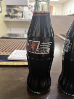 Coke Promo Suns 1993 Full Bottle 6 Pack