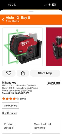 Milwaukee Laser