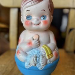 Vintage 60s Musical Roly Poly Baby Toy