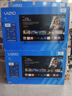 50" Screen Led Smart 4k Ultra HDTV By Vizio.  New In Box With Warranty