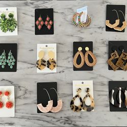 Fashion Earrings $5 a Pair 