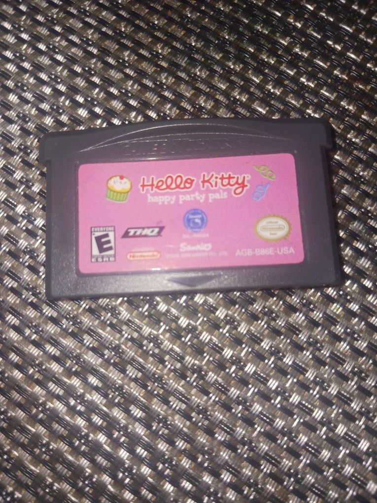 Hello Kitty Gameboy Advanced Game