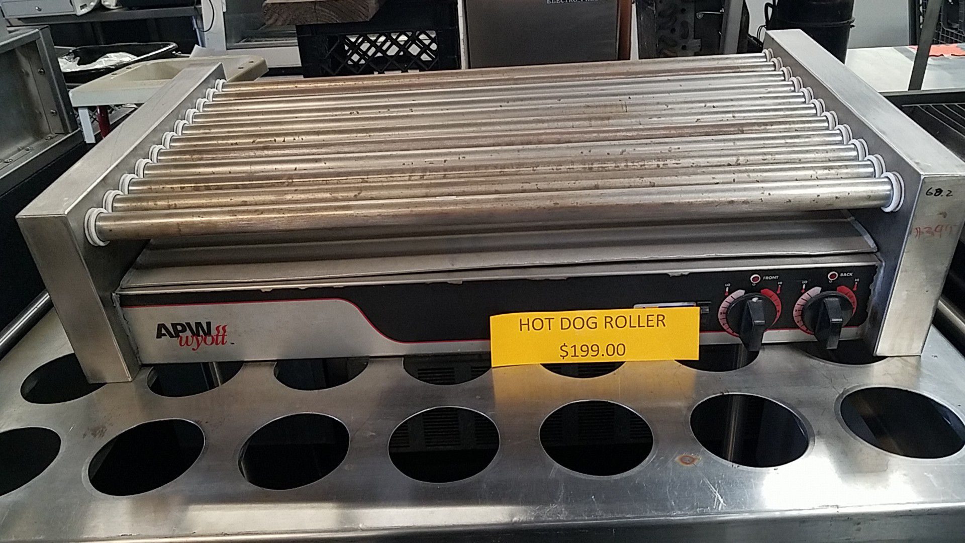 Hot dog roller, APW wyott 36 inch