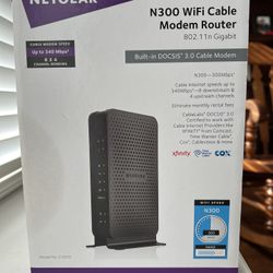 N300 WiFi Cable Modem Router Model C3000