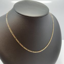 14K Figaro Chain.