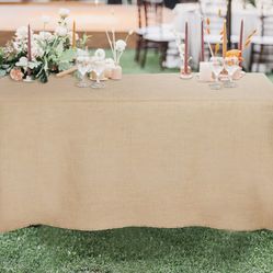Burlap Tablecloth 