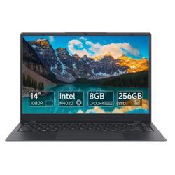 New ultra thin laptop in box.
