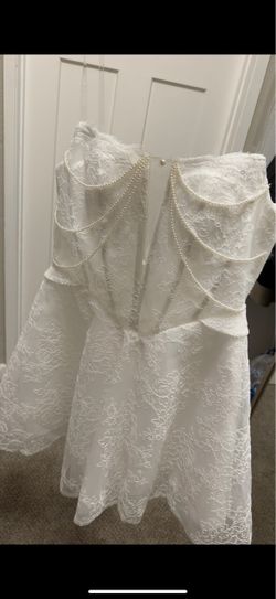Mini white dress