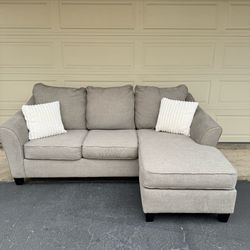 Gray Reversible Ashley Furniture Sectional Couch Sofa
