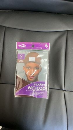 Ms. Remi Stocking Wig Cap 2-Pack Dark Brown