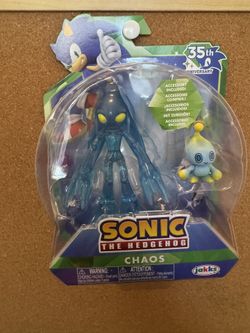 Jakks Pacific - Sonic the Hedgehog CHAOS 4" Figure with chao 35th Anniversary