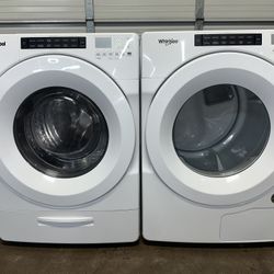 VERY NICE 2024 WHIRLPOOL WASHER AND DRYER SET VERY GOOD CONDITIONS VERY. CLEAN 