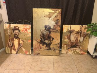 Canvas paintings