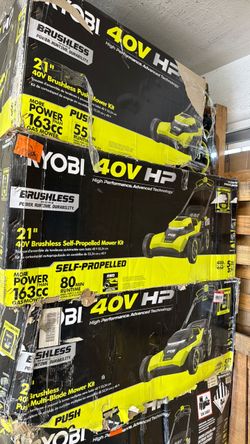 Ryobi 40V HP 21" Brushless Lawn Mower Kit