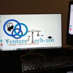 24 Inches Element Monitor, hp Keyboard, and hp Mouse 