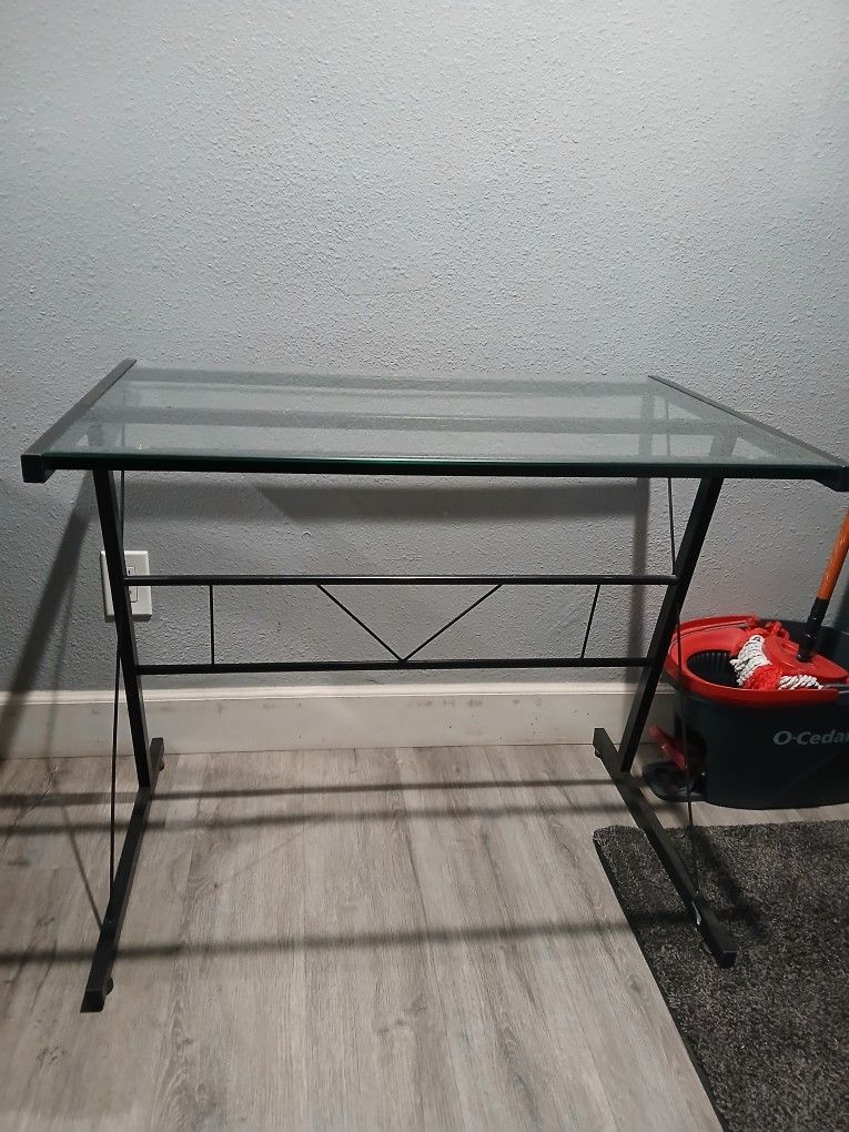 Glass Desk