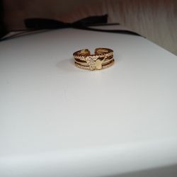 Butterfly Ring  14K Gold Plated High quality 25$ Anillo De Mariposita Oro Laminado De 14K alta Calidad 25$