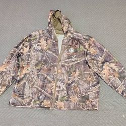 2xl Mens Red Head Co Camouflage Hooded Jacket Choctaw Services Embroidered Clean Shape