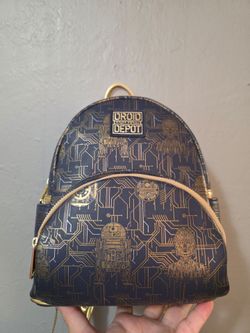 Disney Parks Star Wars Galaxy's Edge Droid Depot Loungefly Mini Backpack