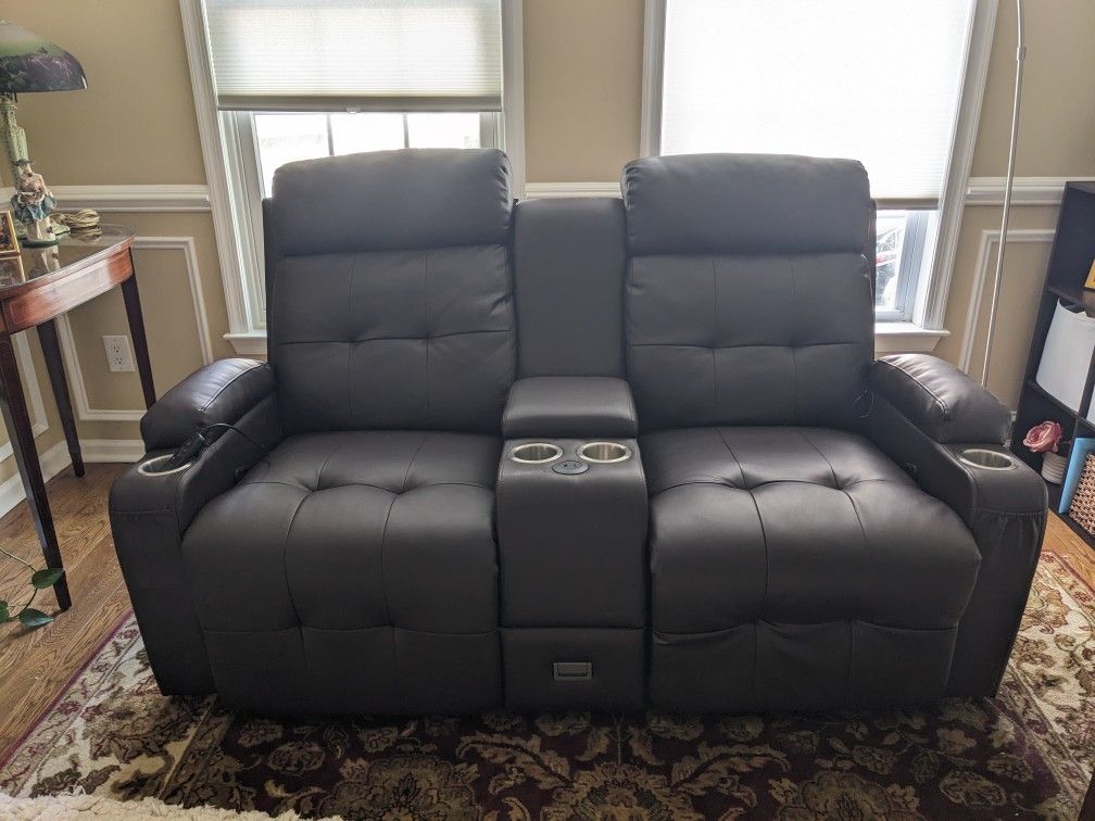 2-seater Reclining Sofa, Massage