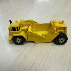 1986 Vintage Mattel Hot Wheels Caterpillar Earth Mover Scraper Rare find Old Toy