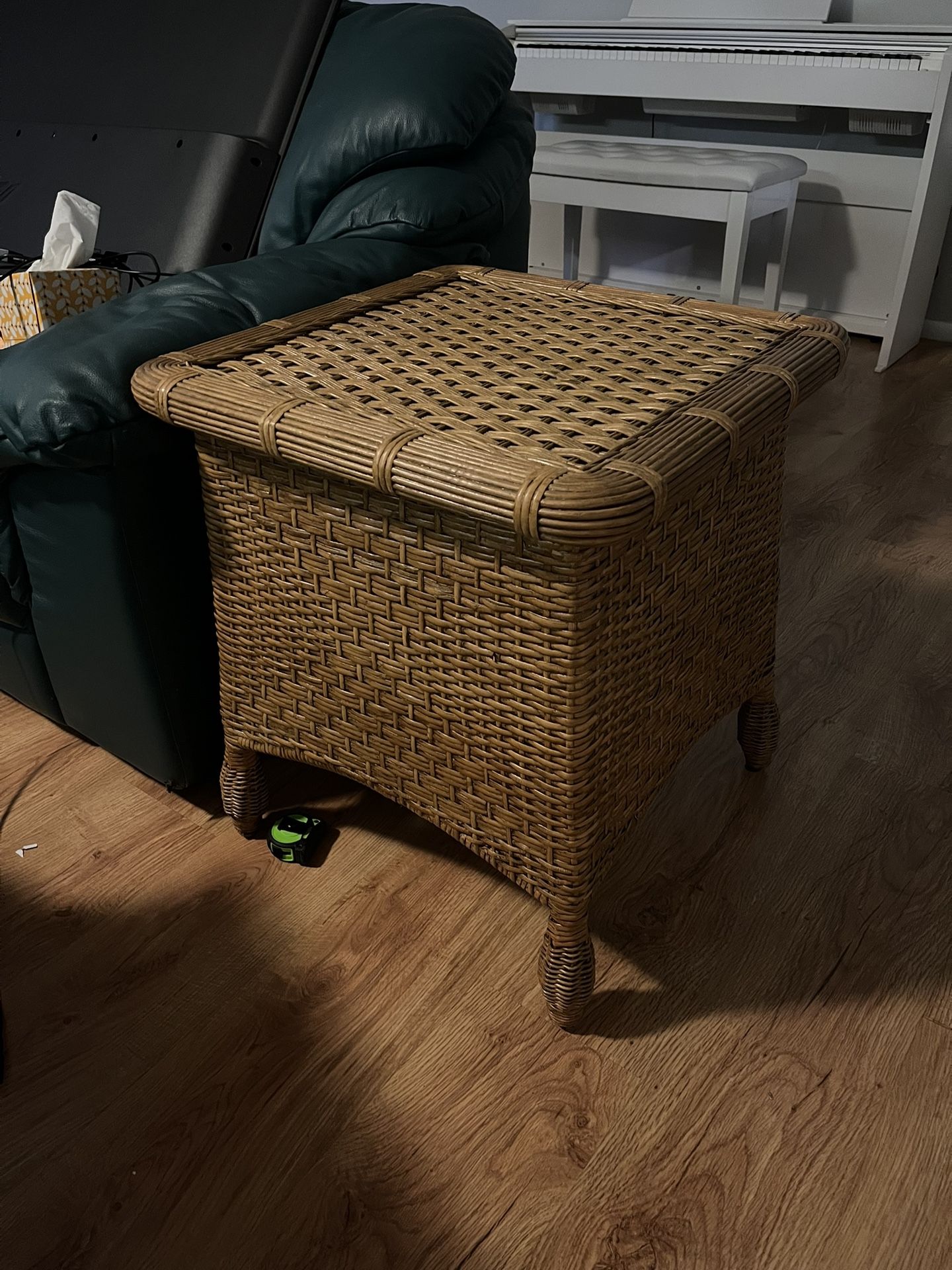 Whicker End Table