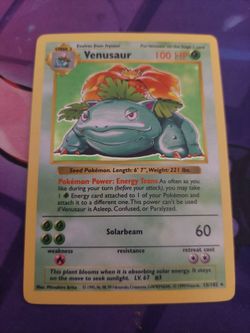 Venusaur holo shadowless