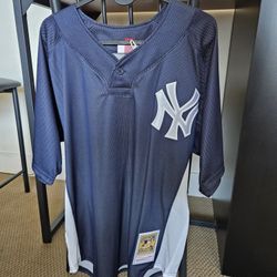 Mitchell & Ness Authentic Derek Jeter New York Yankees 2009 BP Jersey