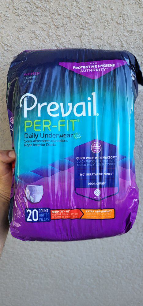Prevail PER-FIT Daily Adult Underware SIZE M