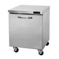 NEW 1 Door Under Counter Refrigerator Stainless Steel Blue Air BLUR28-HC #7966-OB