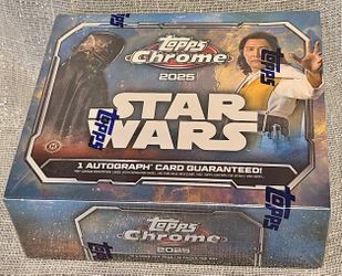 Topps Chrome 2025 Star Wars Hobby Box