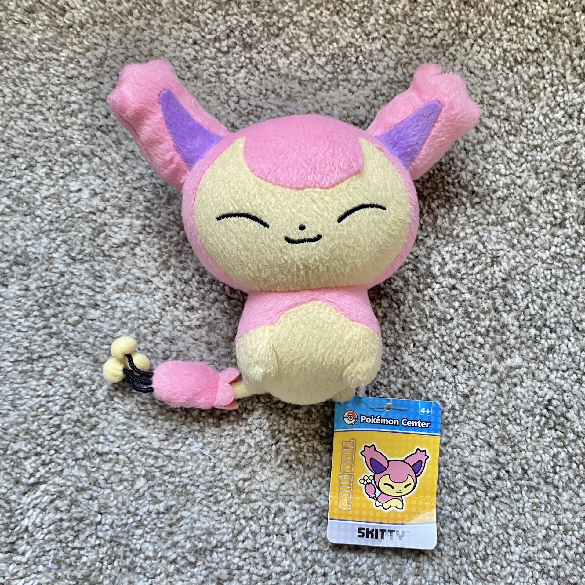 Skitty Pokémon Center Pokedoll 2010 Plush Toy Doll Japan