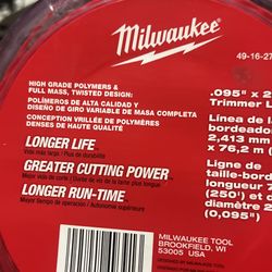 Milwaukee Trimmer Line