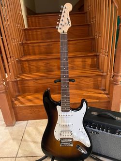 Squier Stratocaster w/ Fender Amp