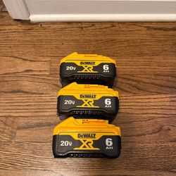 Dewalt 6.0Ah batteries