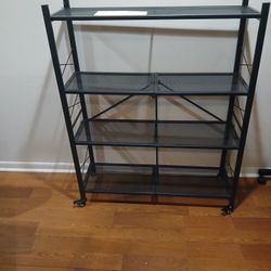 Mobile 4 Shelf Unit 