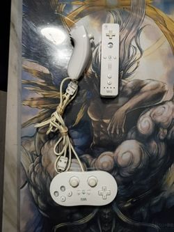 Wii mote , nunchucks ,wii classic controller