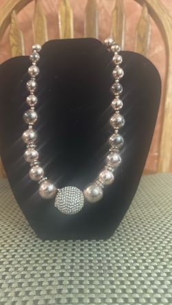 Rose Gold Filled. Collar with Rhinestones 