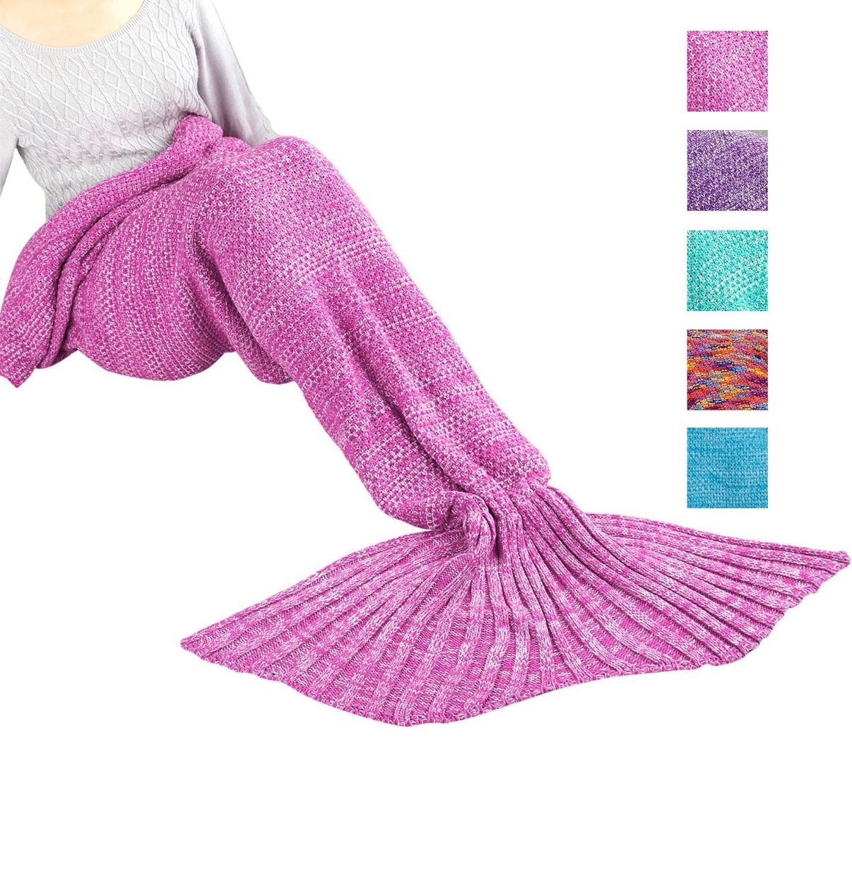 🧜‍♀️ Mermaid Tail Blanket – Soft, Warm & Adorable – $15 (Auburn)