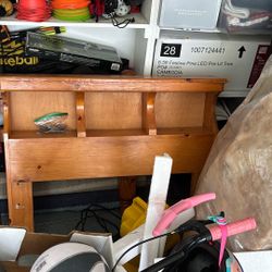 Wooden Bed Frame. Twin Size