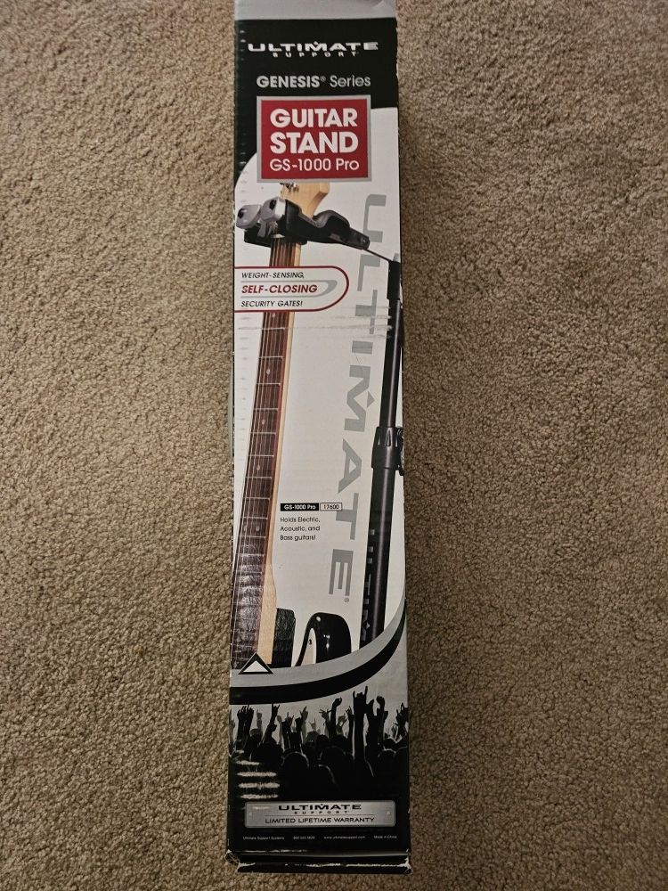Ultimate Genesis Series GS-1000 Pro Guitar Stand New!