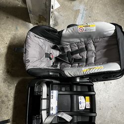 Babytrend Car seat with base and stroller