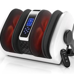 TISSCARE Foot Massager with Heat: FSA HSA Eligible Shiatsu Foot Massager for Plantar Fasciitis,Neuropathy, Circulation and Pain Relief for Foot Calf G