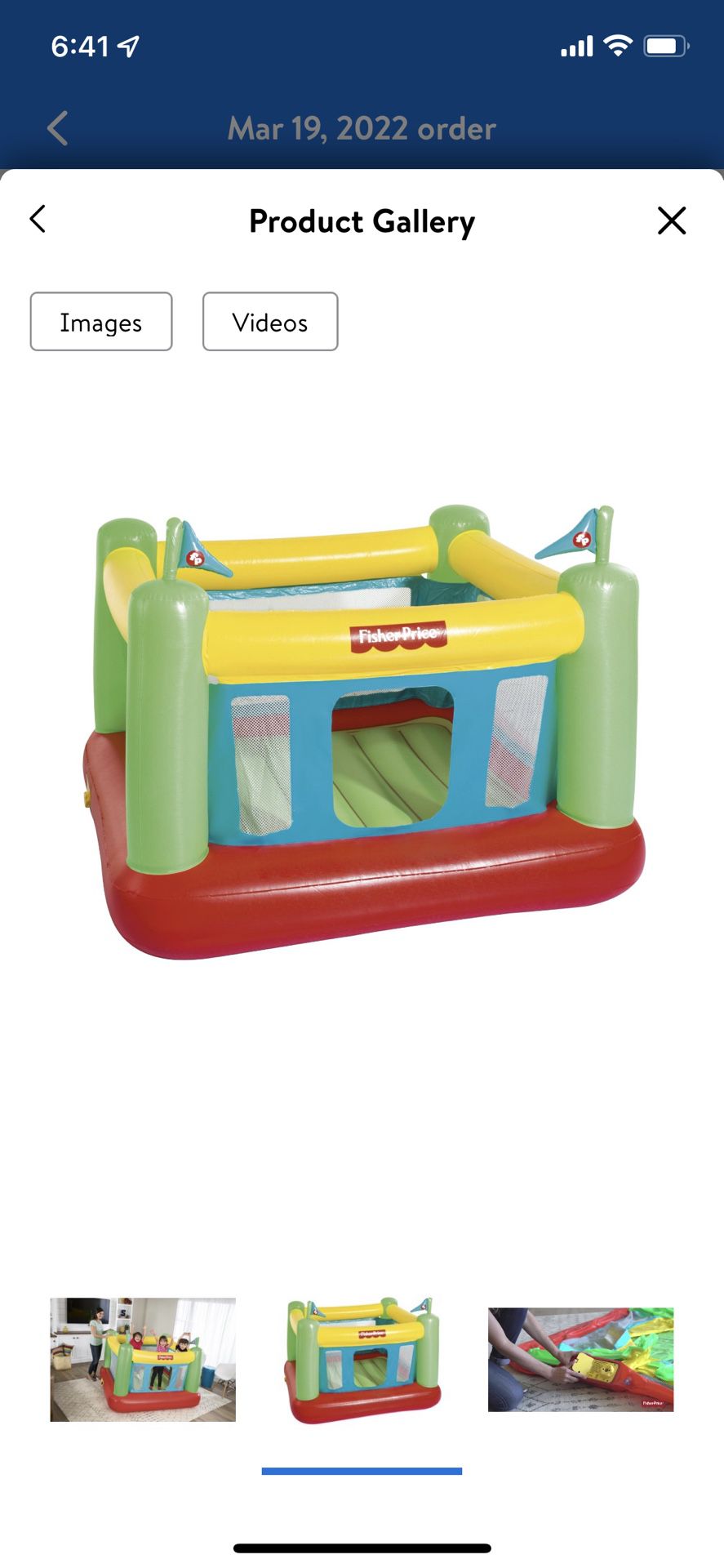 Fisher Price Bounce House With Built In Pump