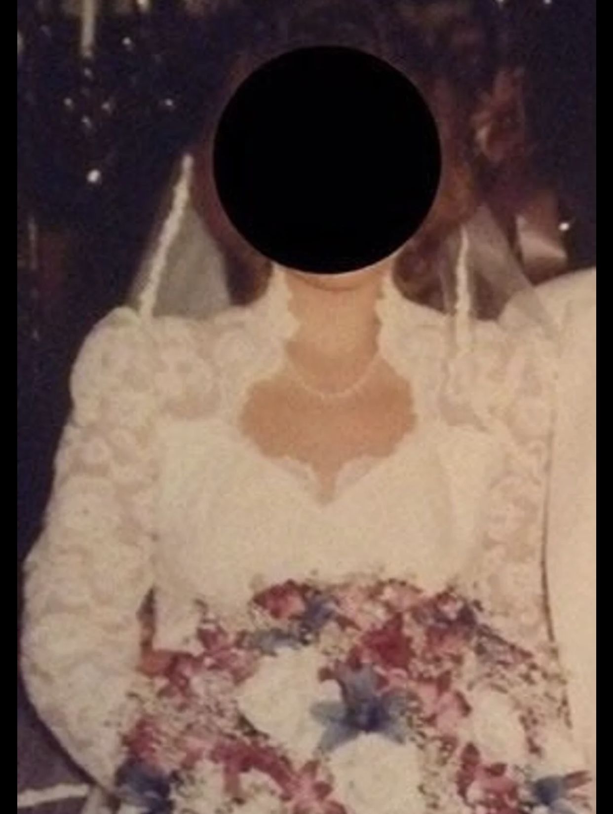80’s Style Wedding Gown