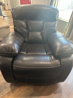 Beautiful recliner dark  brown