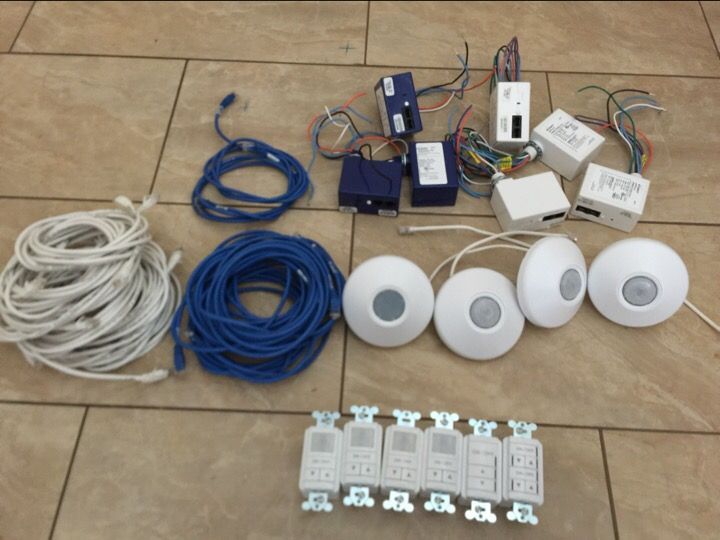nLIGHT Dimming Power Pack Controller Motion Sensor Head Switch Low Voltage Wire Wall Switch Push Button 2 Channel Lighting Light LED
