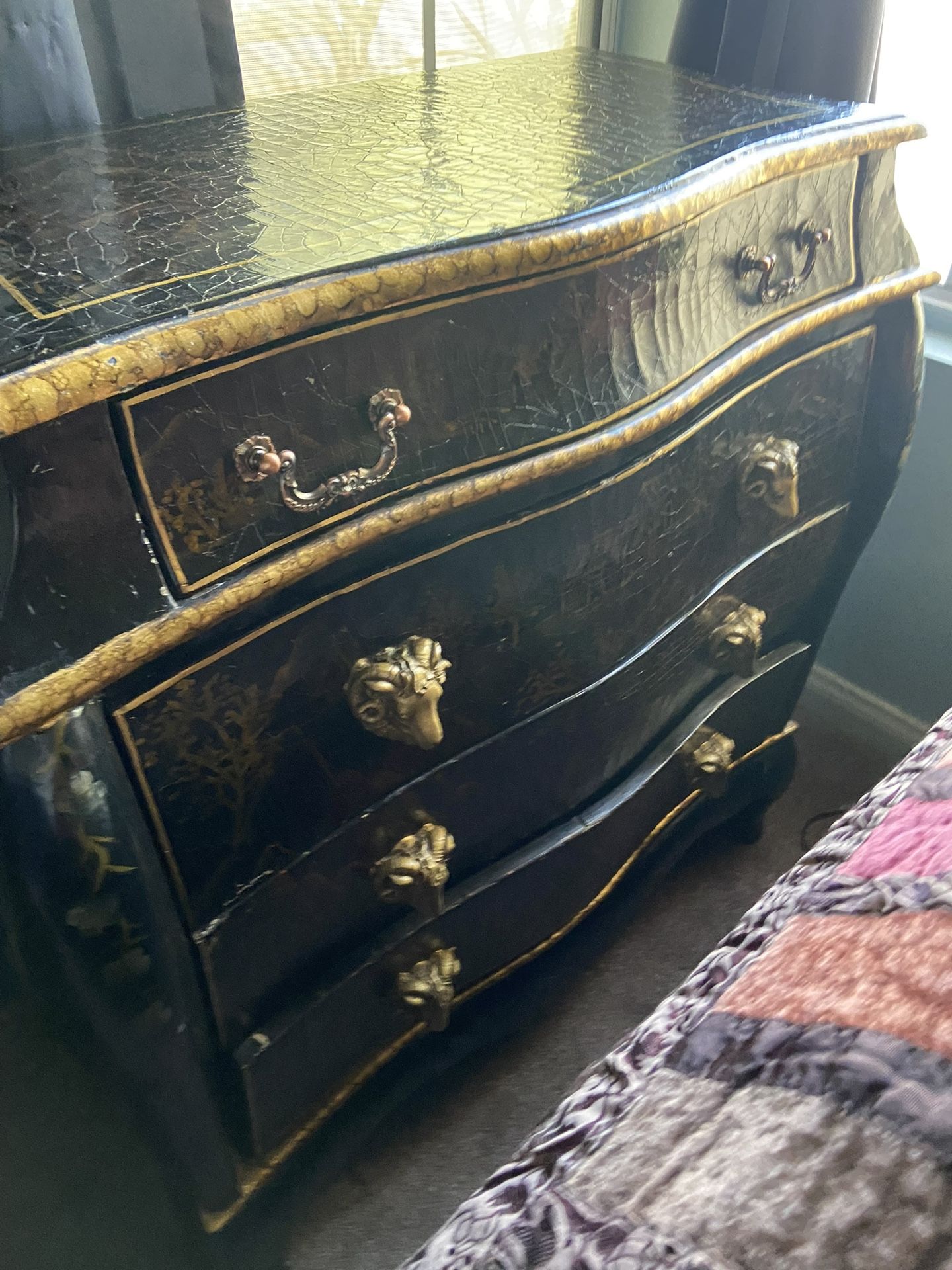 Antique Small Wooden Dresser