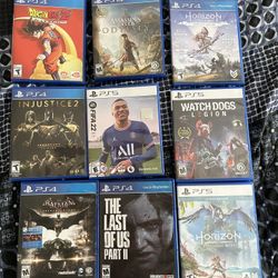Ps4 And Ps5 Games Used